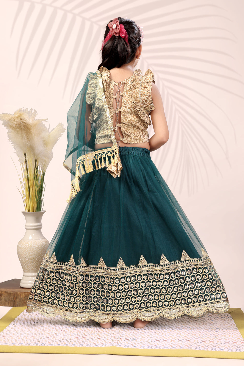 Baby Girls Lehenga Choli Ethnic Wear, Embellished Lehenga Choli