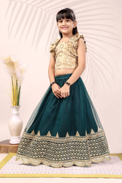 Baby Girls Lehenga Choli Ethnic Wear, Embellished Lehenga Choli