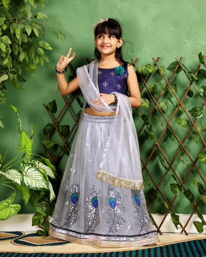 Baby Girls Lehenga Choli Ethnic Wear, Embellished Lehenga Choli