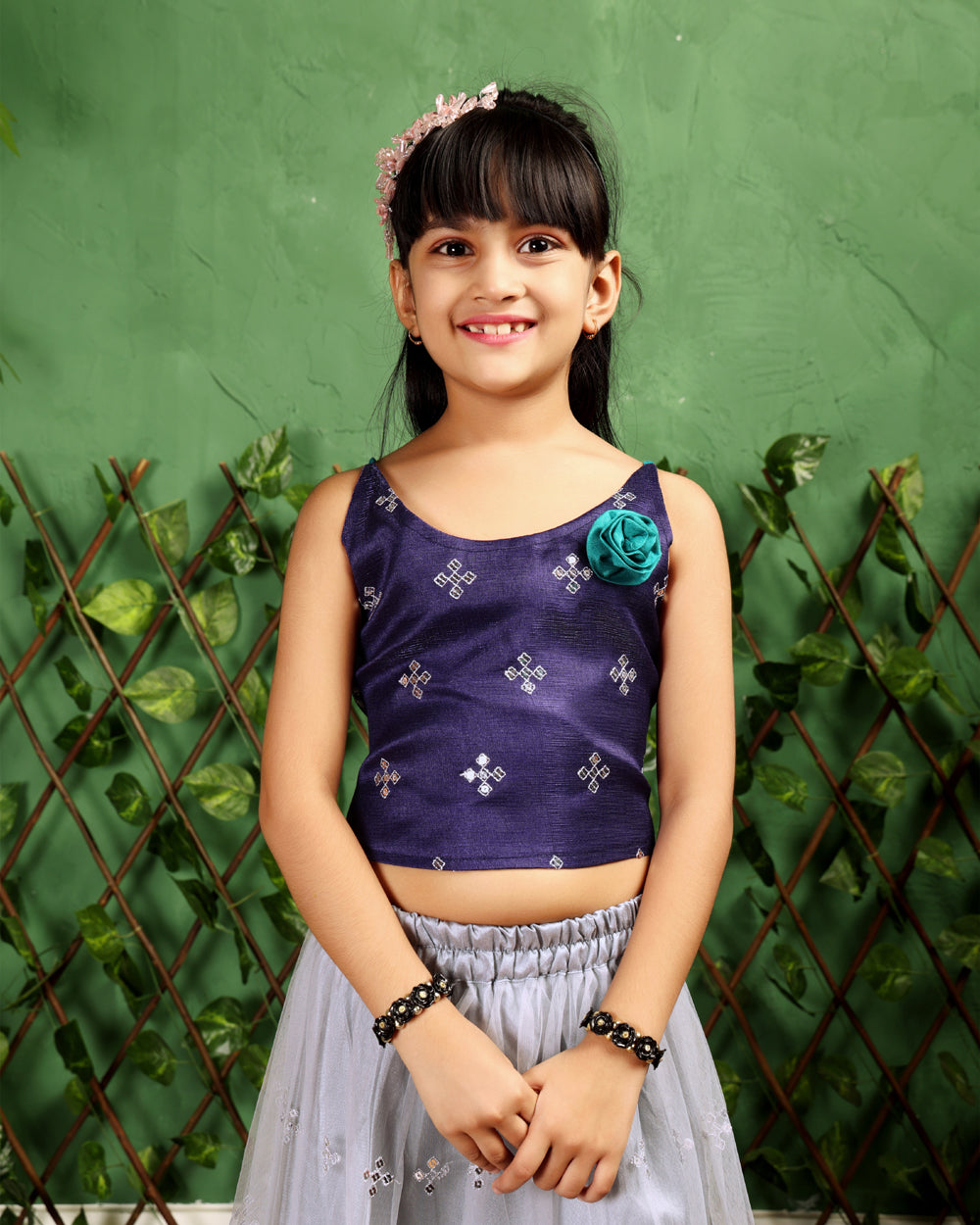 Baby Girls Lehenga Choli Ethnic Wear, Embellished Lehenga Choli