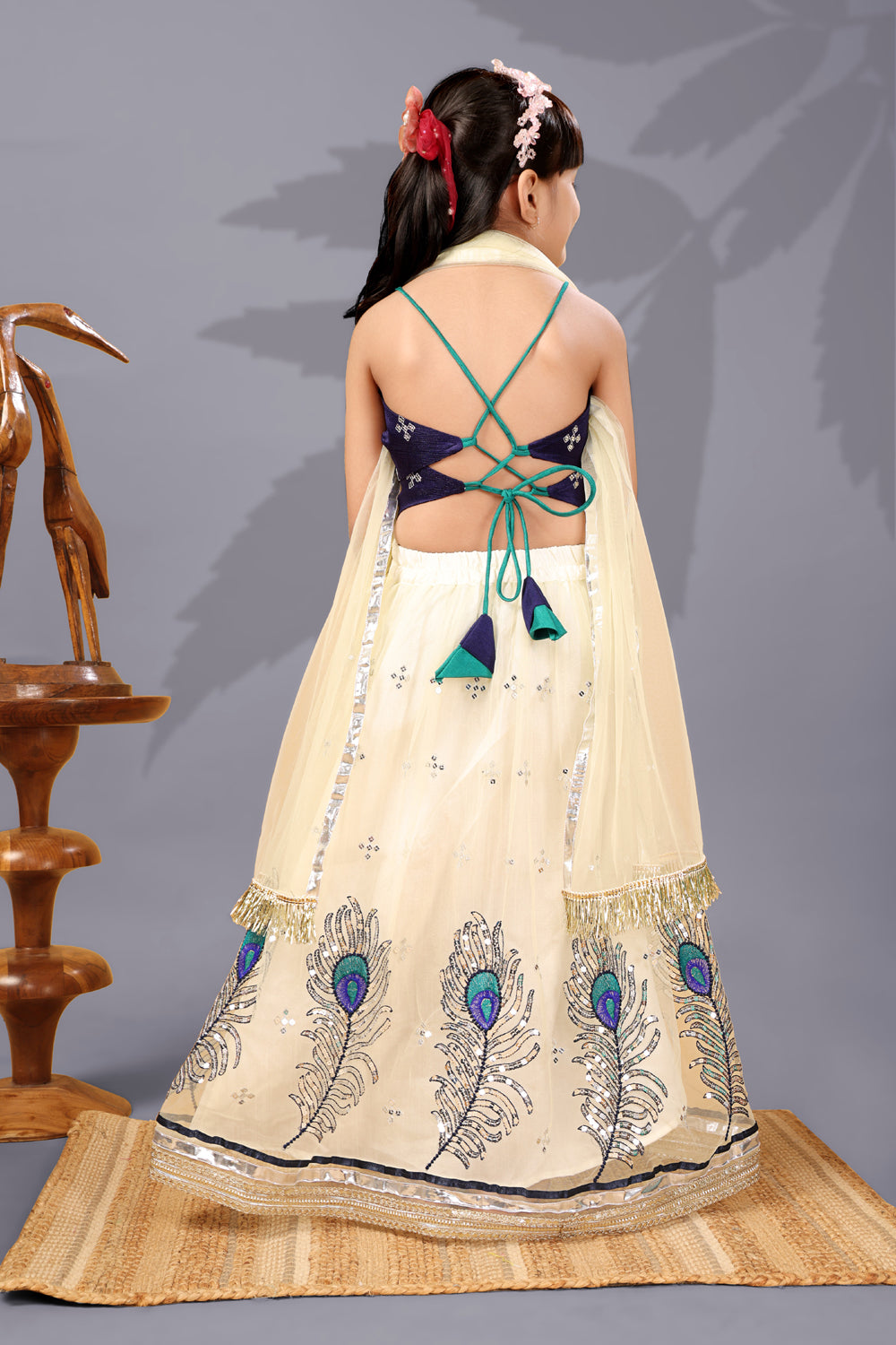 Baby Girls Lehenga Choli Ethnic Wear, Embellished Lehenga Choli