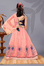 Baby Girls Lehenga Choli Ethnic Wear, Embellished Lehenga Choli