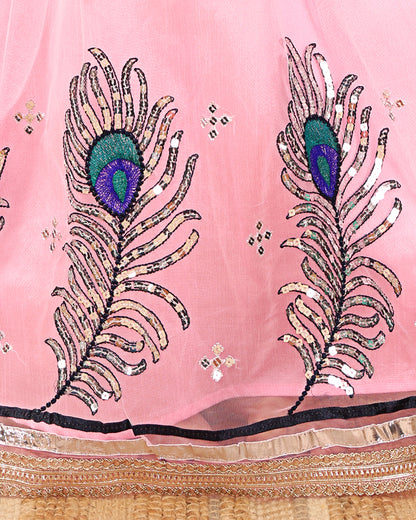 Baby Girls Lehenga Choli Ethnic Wear, Embellished Lehenga Choli