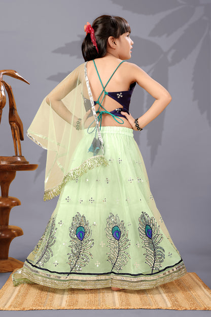 Baby Girls Lehenga Choli Ethnic Wear, Embellished Lehenga Choli