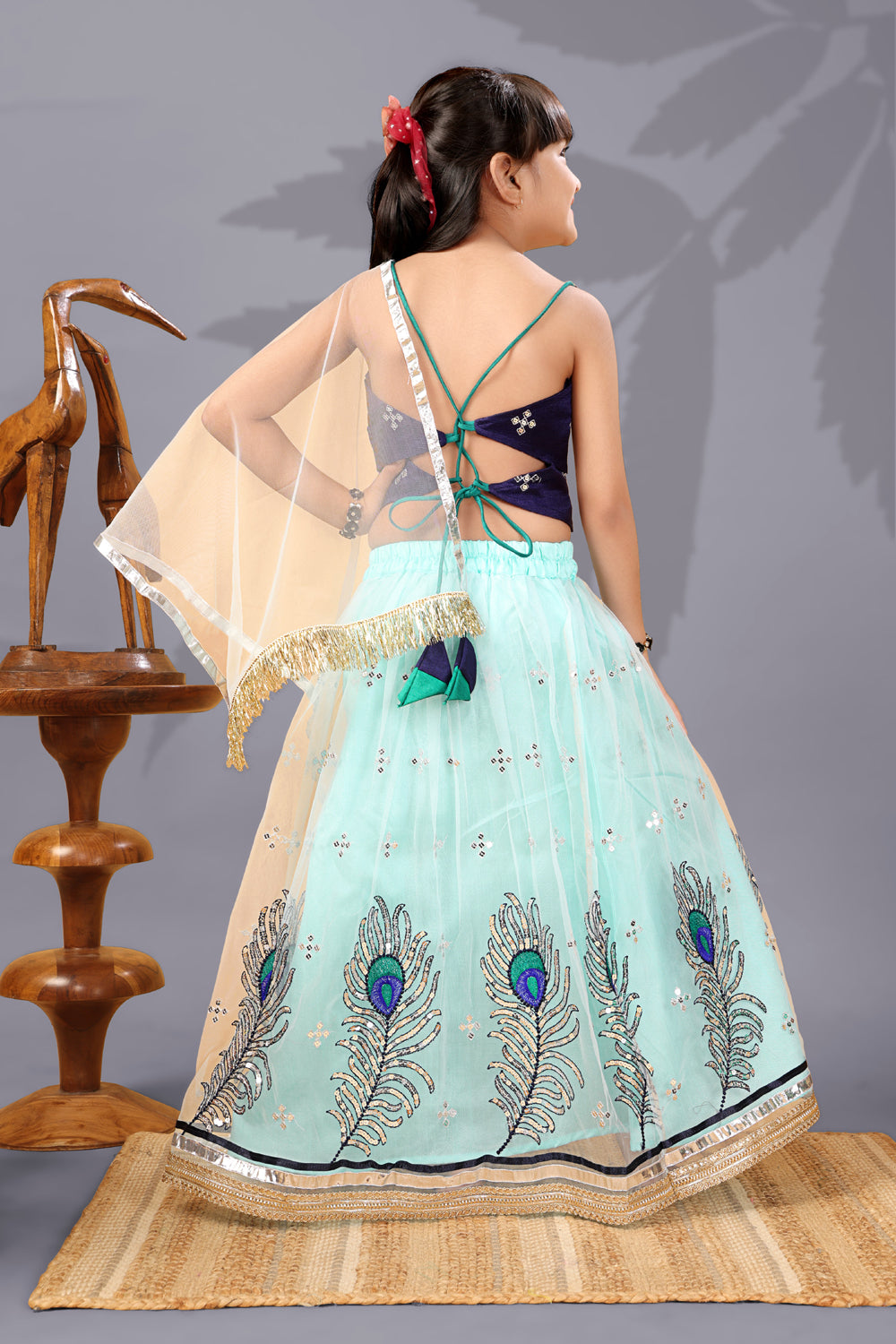 Baby Girls Lehenga Choli Ethnic Wear, Embellished Lehenga Choli