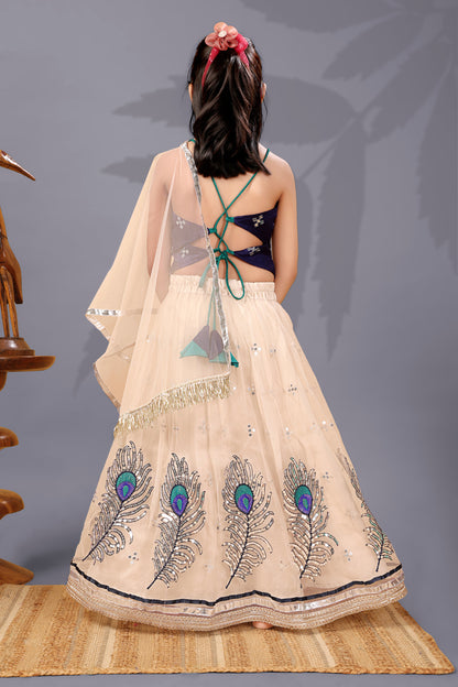 Baby Girls Lehenga Choli Ethnic Wear, Embellished Lehenga Choli