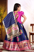 Girls Lehenga Choli Set with Banarasi Dupatta – Kids Festive Ethnic Wear | Wedding & Party Wear Dress