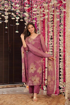Women’s Floral Kurta Set with Dupatta | Ethnic Salwar Suit for Festive, Wedding & Party Wear