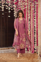 Women’s Floral Kurta Set with Dupatta | Ethnic Salwar Suit for Festive, Wedding & Party Wear