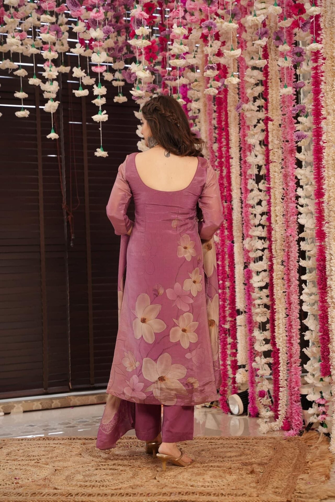 Women’s Floral Kurta Set with Dupatta | Ethnic Salwar Suit for Festive, Wedding & Party Wear