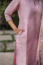 Light Peach Kurta Set for Women – Daily & Casual Wear
