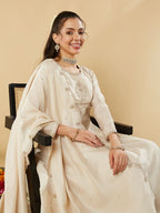 Mint Green Anarkali Suit Set for Women – Festive & Party Wear