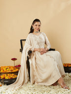 Mint Green Anarkali Suit Set for Women – Festive & Party Wear